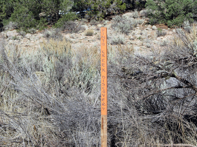HARMONY MINE, Placer Claim, Pinto Creek, Washington County, Utah