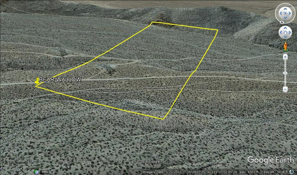 BEAR WALLOW Lode Mining Claim, Ivanpah, San Bernardino County, California