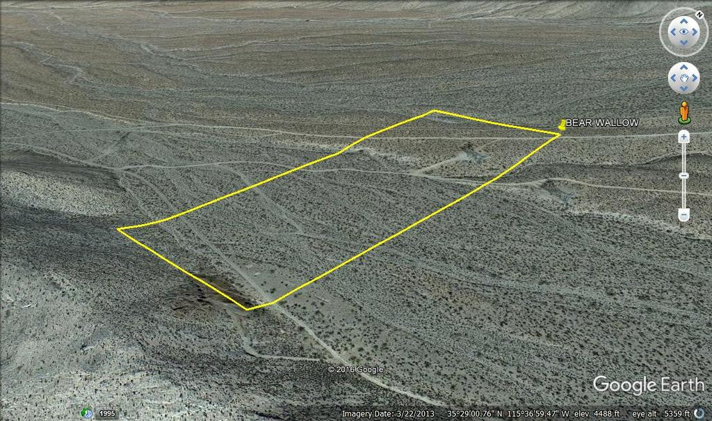 BEAR WALLOW Lode Mining Claim, Ivanpah, San Bernardino County, California