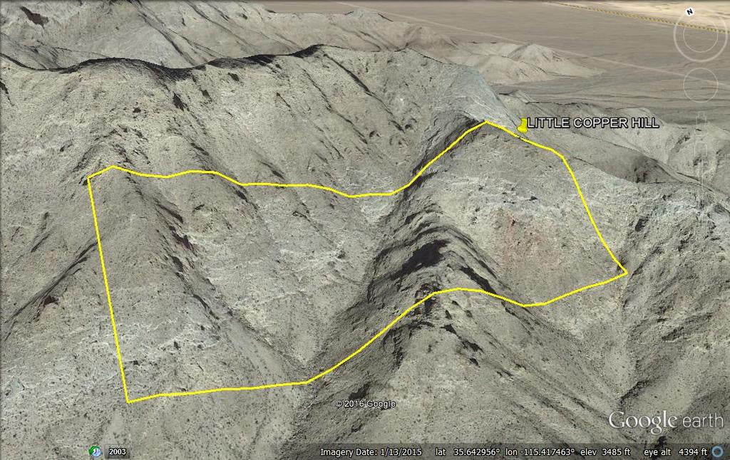 LITTLE COPPER HILL Lode Mining Claim, Clark County, Nevada