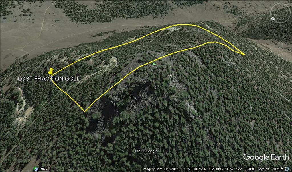 LOST FRACTION MINE Lode Mining Claim, Elkhorn District, Beaverhead County, Montana