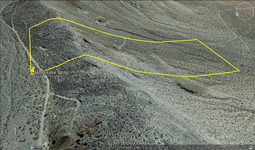 MOHAWK MINE Lode Mining Claim, Ivanpah, San Bernardino County, California