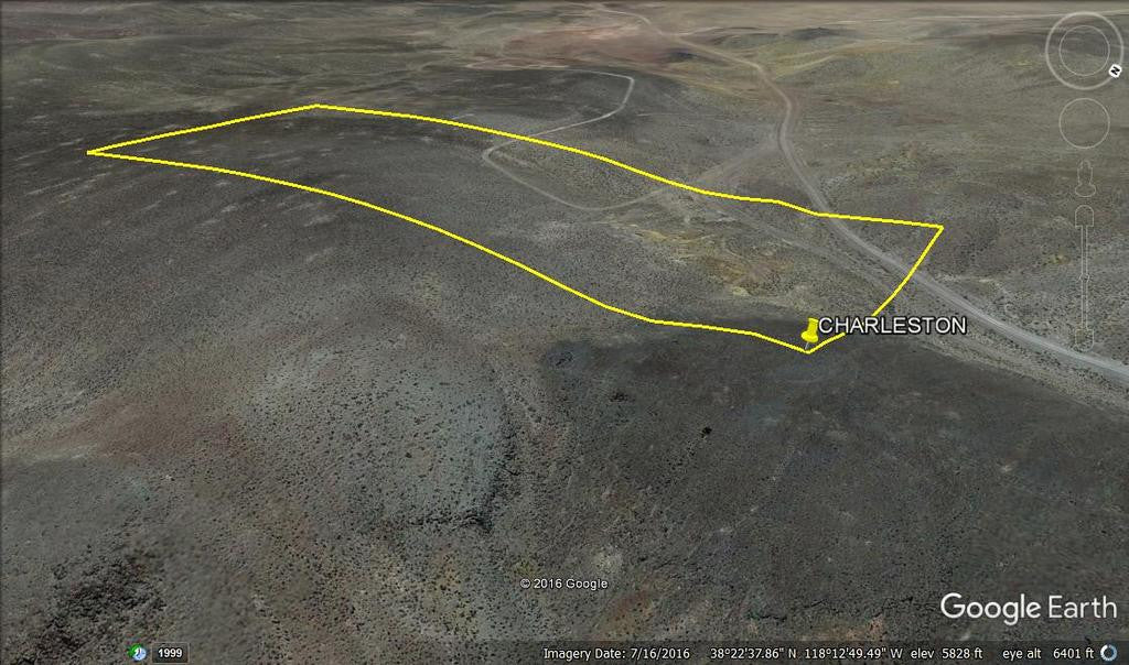 CHARLESTON MINE Lode Mining Claim, Fitting District, Mineral County, Nevada