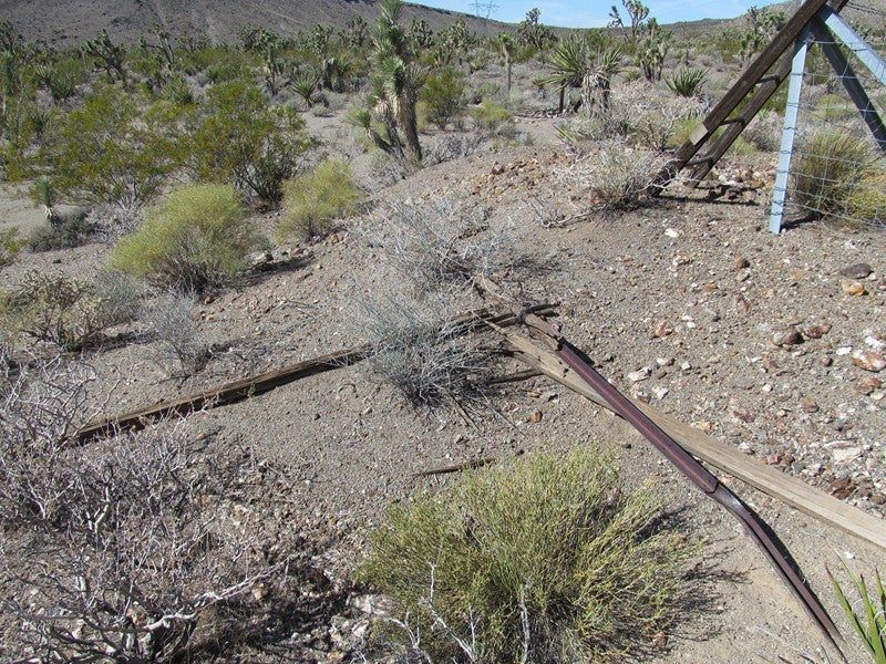 Mining Claim in Ivanpah CA, EXPOSED EXTENSION