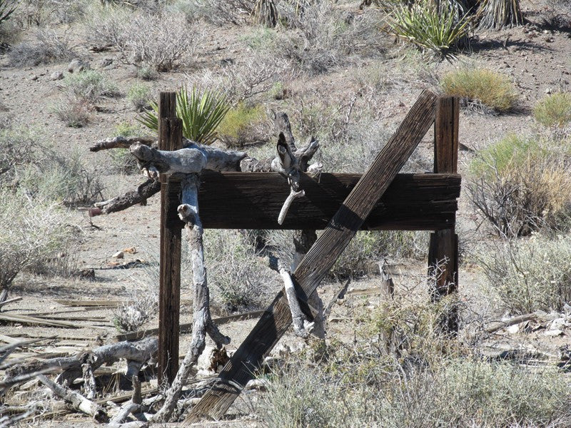 Mining Claim in Ivanpah CA, EXPOSED EXTENSION