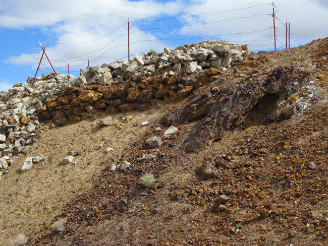 Middlegate Historic Gold Mine with massive Tailings