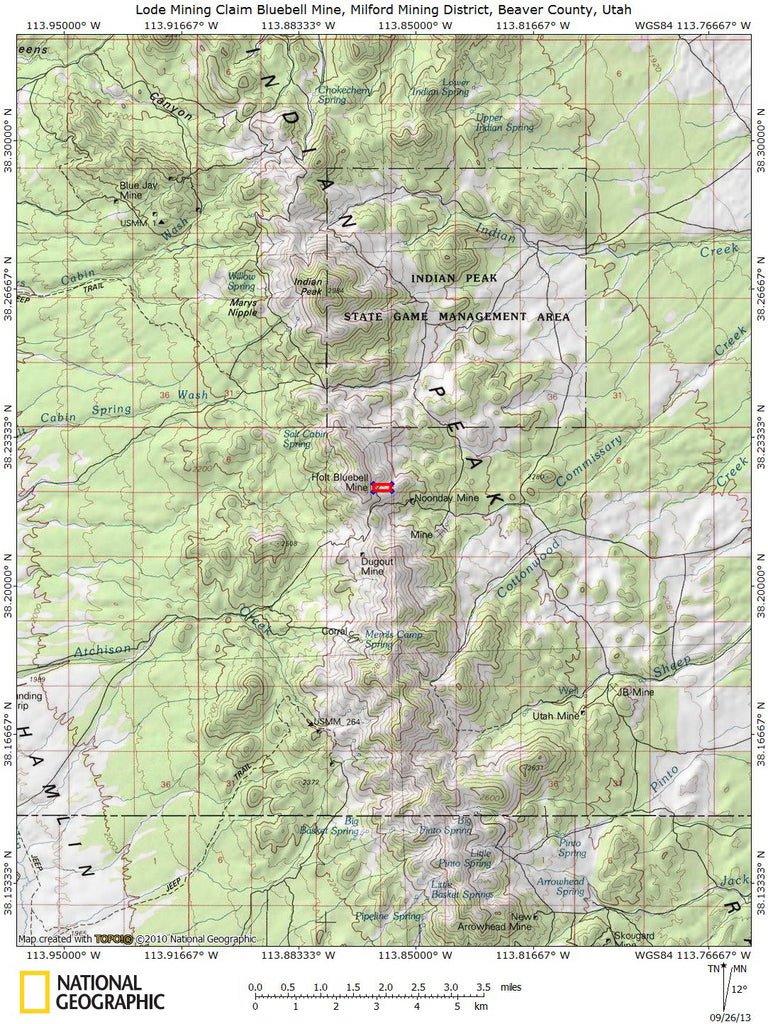 Mining Claim in Milford, UT - BLUEBELL