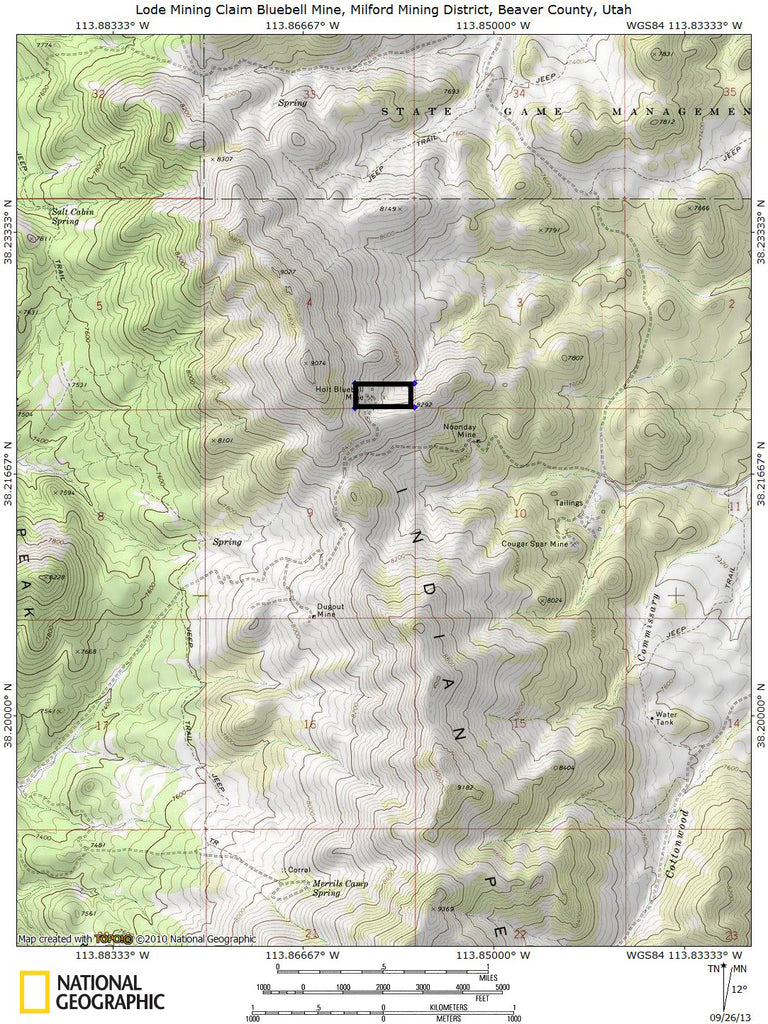 Mining Claim in Milford, UT - BLUEBELL