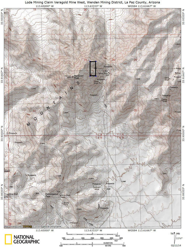 Wenden Arizona Placer Claim 20 Acres YELLOW RIVER MINE