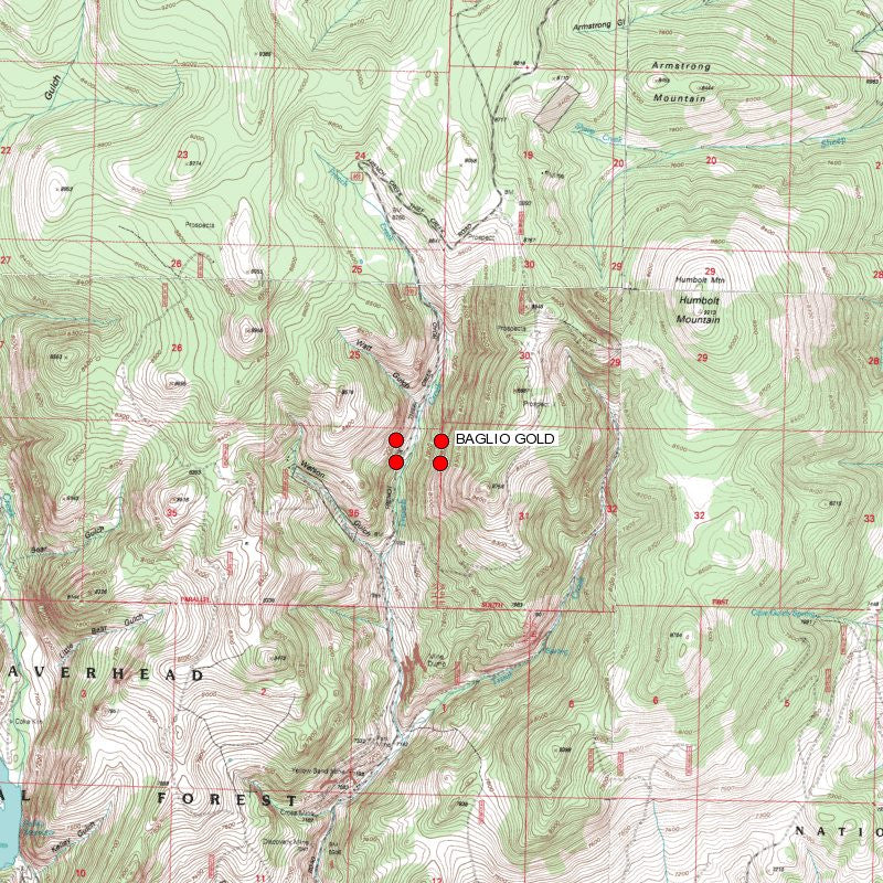 BAGLIO GOLD Placer Mining Claim, French Creek, Beaverhead County, Montana