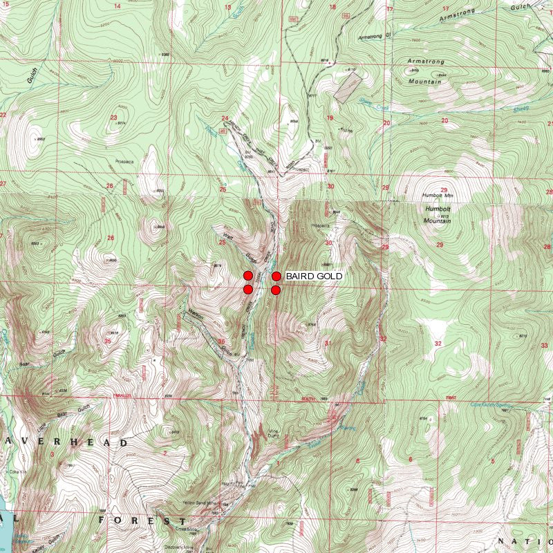 BAIRD GOLD Placer Mining Claim, French Creek, Beaverhead County, Montana