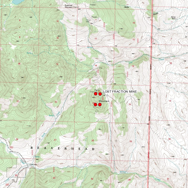 LOST FRACTION MINE Lode Mining Claim, Elkhorn District, Beaverhead County, Montana