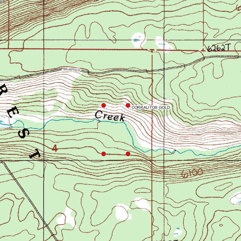 CORRALITOS GOLD Placer Mining Claim, Squirrel Creek, Fremont County, Idaho